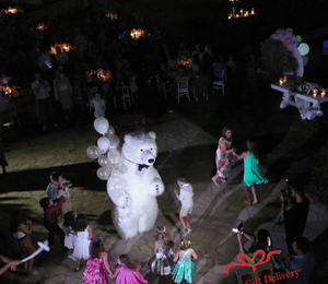 White Polar Bear for Children's Kids Parties in Athens. Order a greeting from a polar bear in Athens. Polar bear for birthday. polar bear in Athens. Order a Polar Bear for children's kids parties. Animator White Polar Bear for a Children's kids Party in Athens. Mascotte White Polar Bear at a kids children's party. Gift Delivery. Polar bear.